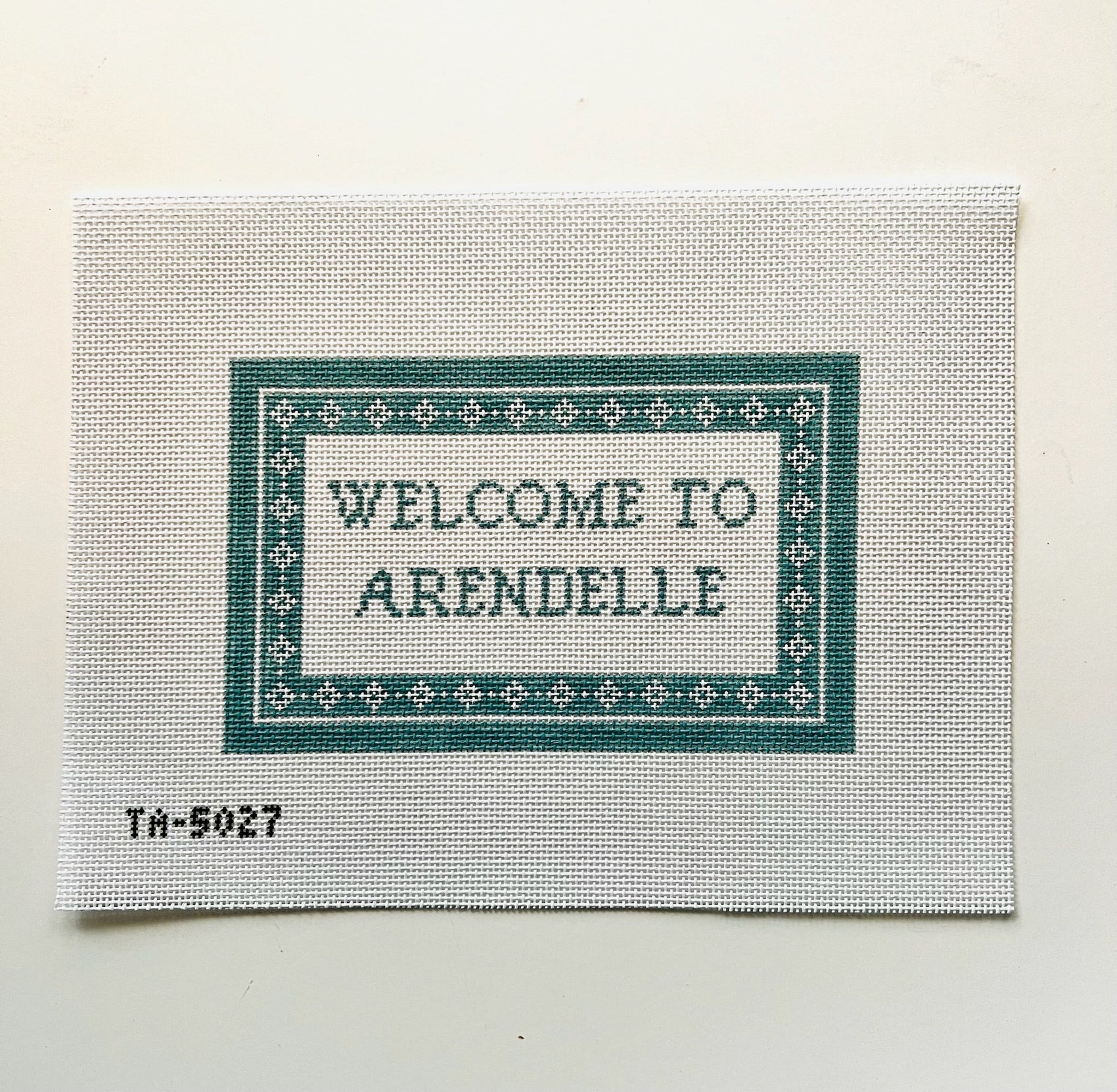 Welcome to Arendelle August Trunk Show-Needlepoint Canvas-KCN Designers-The Pepper Pot Barrington, IL
