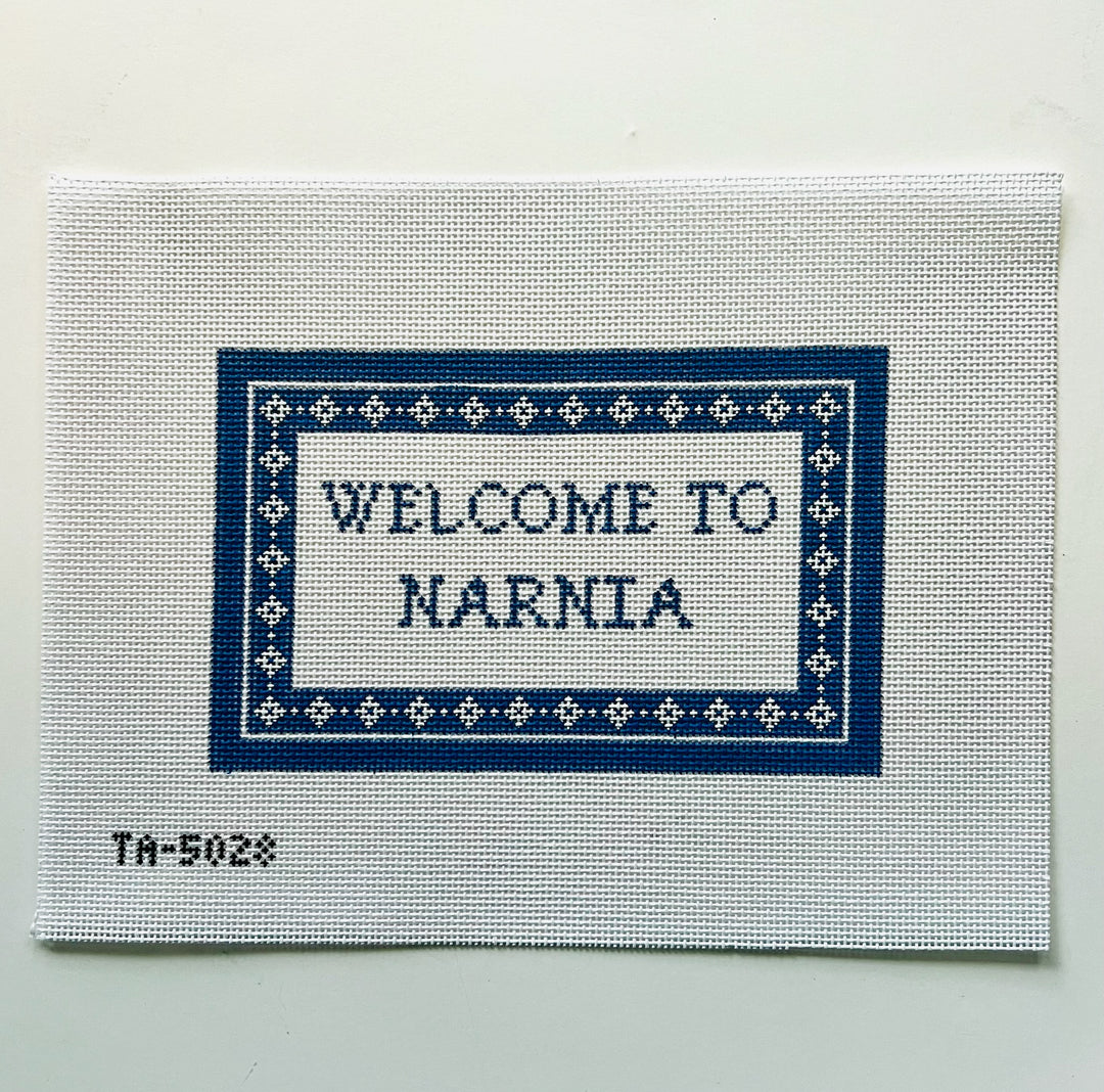 Welcome to Narnia August Trunk Show-Needlepoint Canvas-KCN Designers-The Pepper Pot Barrington, IL