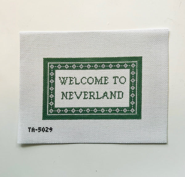 Welcome to Neverland August Trunk Show-Needlepoint Canvas-KCN Designers-The Pepper Pot Barrington, IL