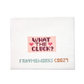 What the Cluck Pink 1.25"x 2.25" Mini Needlepoint Canvas-Needlepoint Canvas-Fraymeworks-The Pepper Pot Barrington, IL