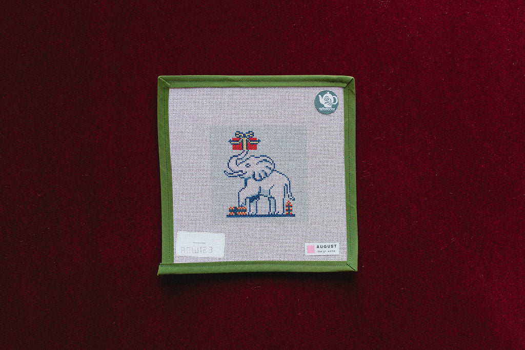 White Elephant-Canvas-August Design Works-The Pepper Pot