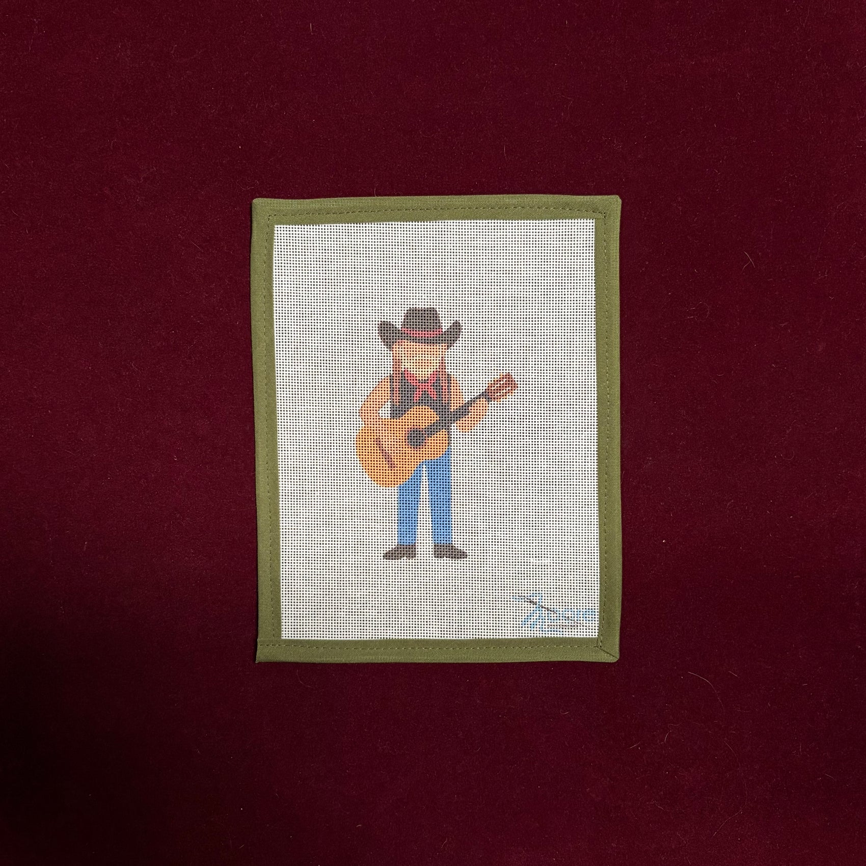 Willie Nelson-Canvas-Moore Stitching-The Pepper Pot