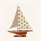Wisteria Damask Sails with Sailboat-Needlepoint Canvas-Wisteria Designs-The Pepper Pot Barrington, IL
