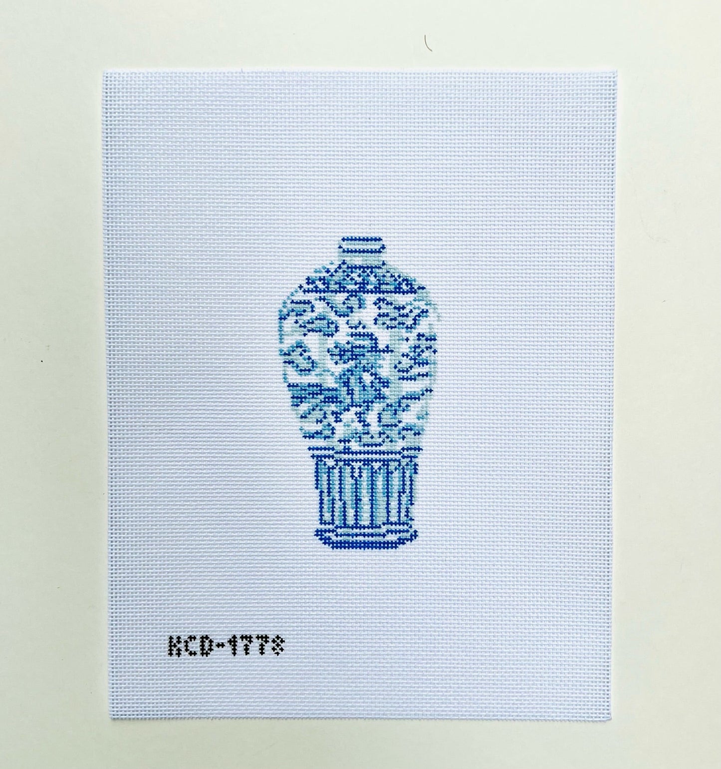Witch Jar Canvas August Trunk Show-Needlepoint Canvas-KCN Designers-The Pepper Pot Barrington, IL