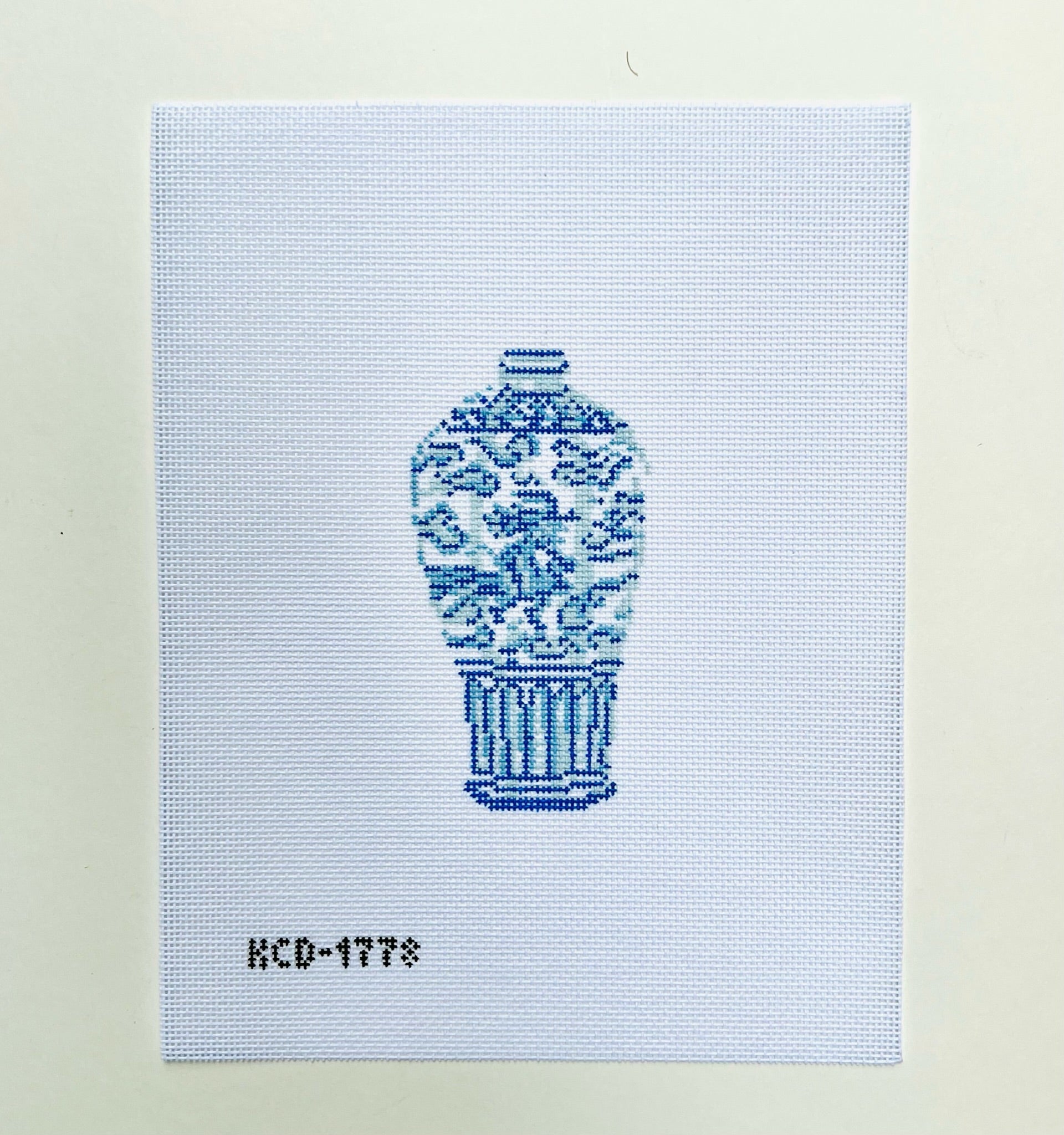 Witch Jar Canvas August Trunk Show-Needlepoint Canvas-KCN Designers-The Pepper Pot Barrington, IL