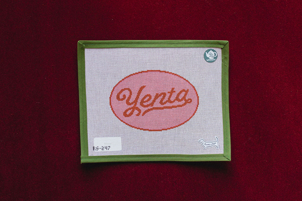 Yenta Oval-Canvas-Rooney and Stitch-The Pepper Pot